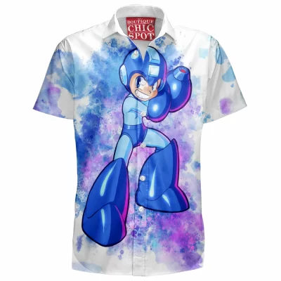 Game Hawaiian-Shirt, Rockman Hawaiian-Shirt, Megaman Hawaiian-Shirt