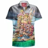 Anime Hawaiian-Shirt, Howls Moving Castle Hawaiian-Shirt, Ghibli Hawaiian-Shirt