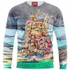 Anime Zip Sweatshirt, Howl's Moving Castle Zip Sweatshirt, Studio Ghibli Zip Sweatshirt