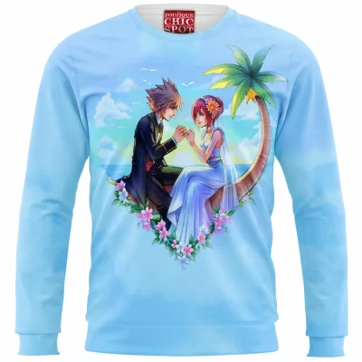 Game Zip Sweatshirt, Kingdom Hearts Zip Sweatshirt