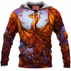Dragon Fleece-Hoodie, Fantasy Fleece-Hoodie