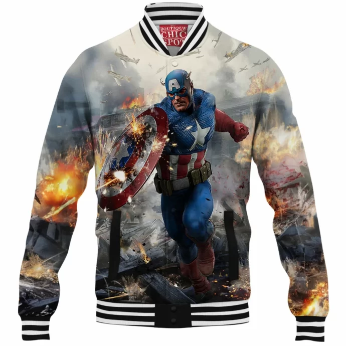 Captain America Baseball Jacket