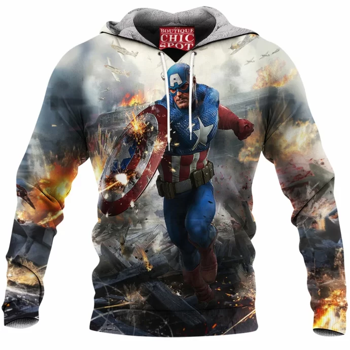 Captain America Fleece Hoodie