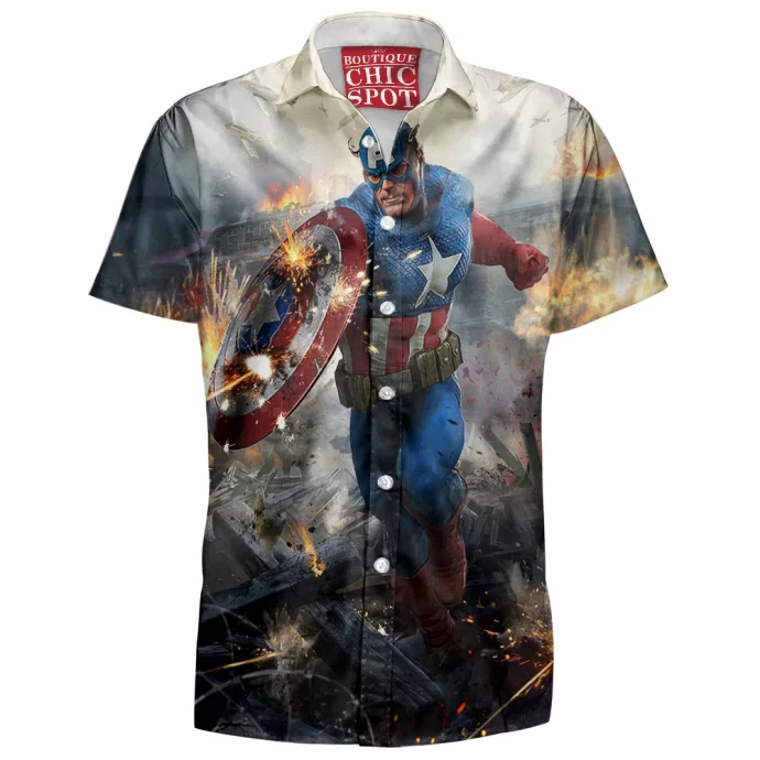 Captain America Hawaiian Shirt