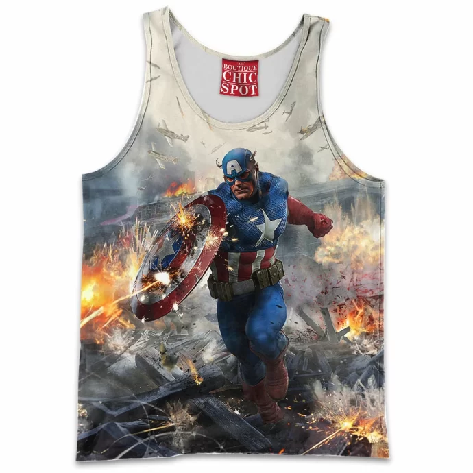 Captain America Tank Top