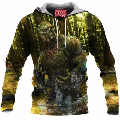 Comic Fleece-Hoodie, Swamp Thing Fleece-Hoodie