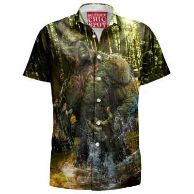 Comic Hawaiian-Shirt, Swamp Thing Hawaiian-Shirt