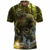 Comic Polo Shirt, Swamp Thing Polo Shirt