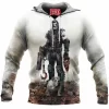 Comic Fleece-Hoodie, Lobo Fleece-Hoodie