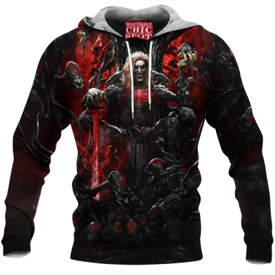 Comic Fleece-Hoodie, Knull Fleece-Hoodie, Venom Fleece-Hoodie