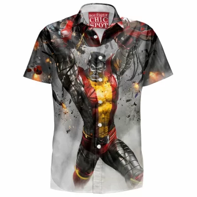 Colossus Hawaiian-Shirt, Comic Hawaiian-Shirt, X-men Hawaiian-Shirt