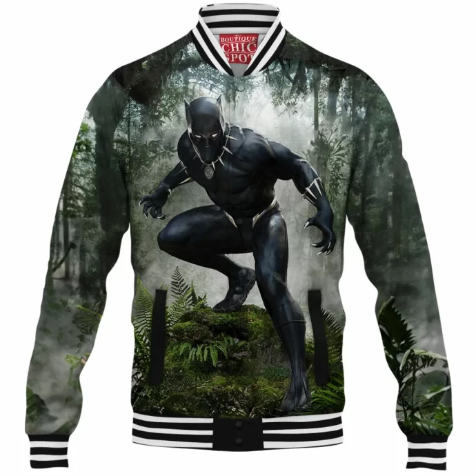 Black Panther Baseball Jacket