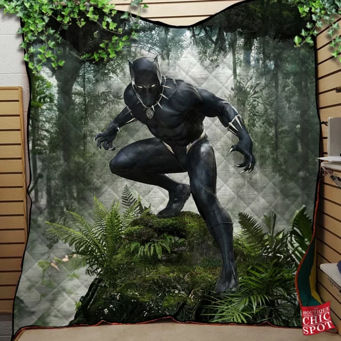 Black Panther Quilt Blanket