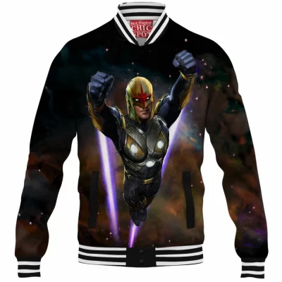 Comic Baseball-Jacket, Nova Baseball-Jacket
