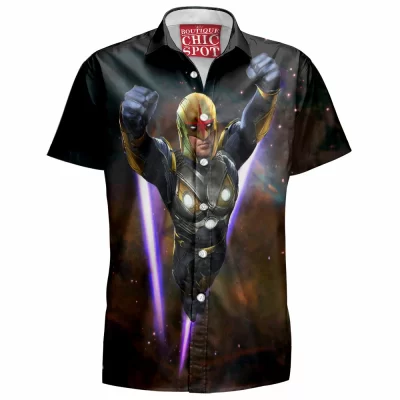 Comic Hawaiian-Shirt, Nova Hawaiian-Shirt