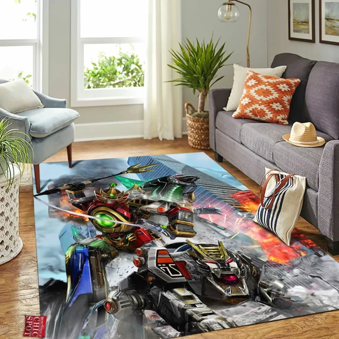 Power Rangers Rectangle Rug