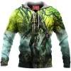 Horror Fleece-Hoodie, Predator Fleece-Hoodie, Sci-Fi Fleece-Hoodie