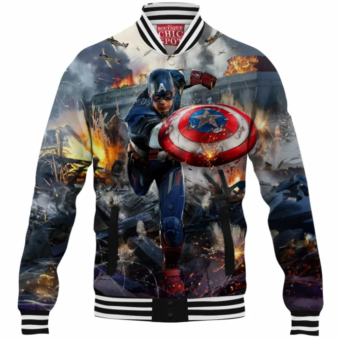 Captain America Baseball Jacket