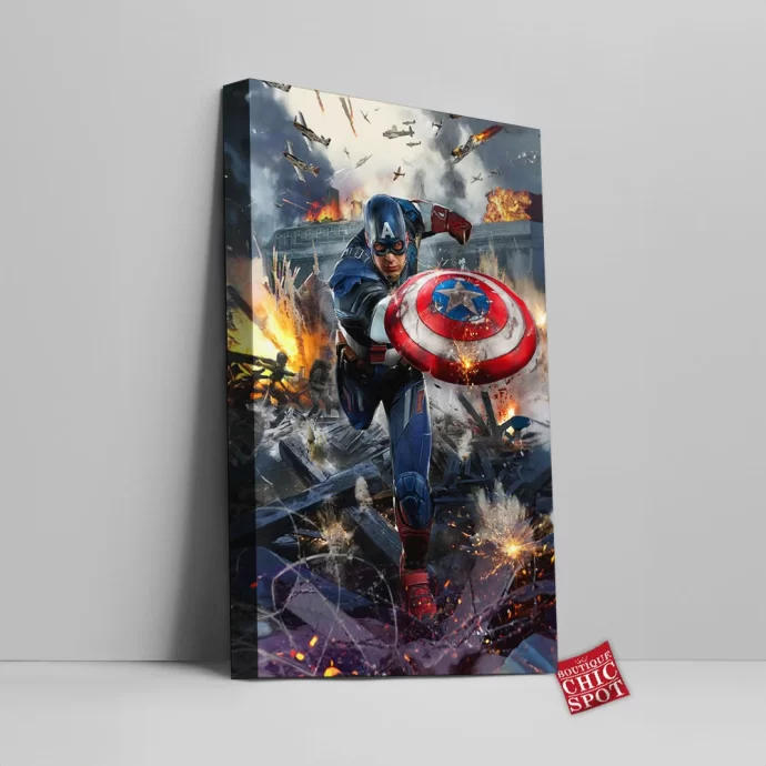 Captain America Canvas Wall Art