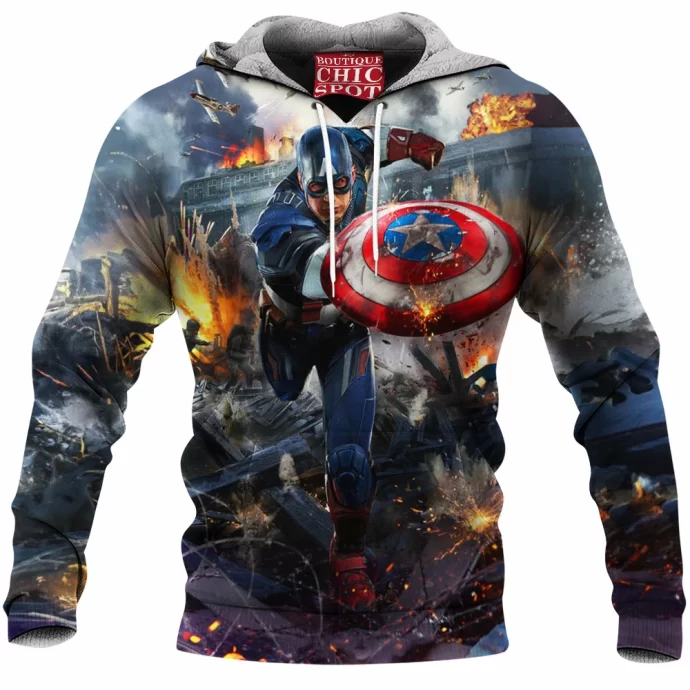 Captain America Fleece Hoodie