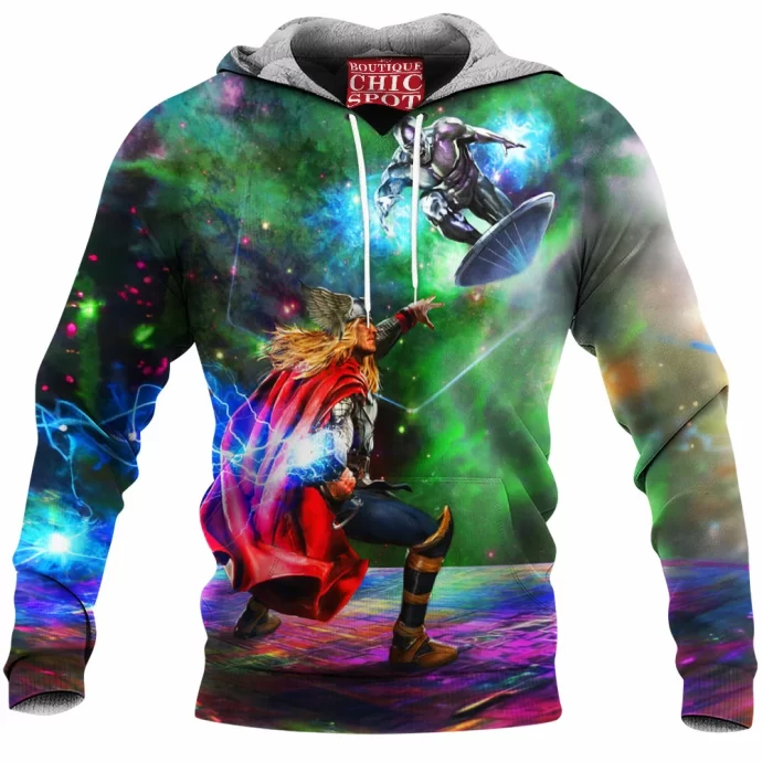 Thor Vs Surfer Fleece Hoodie