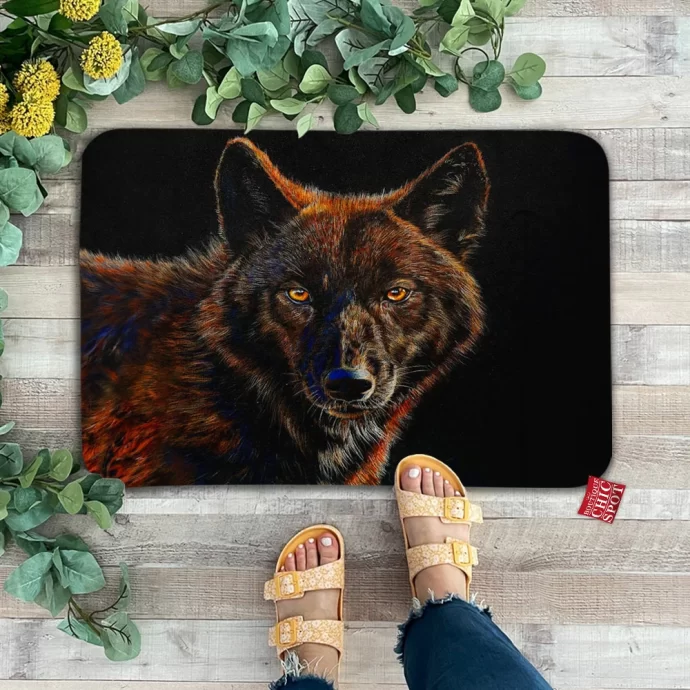 Wolf Doormat