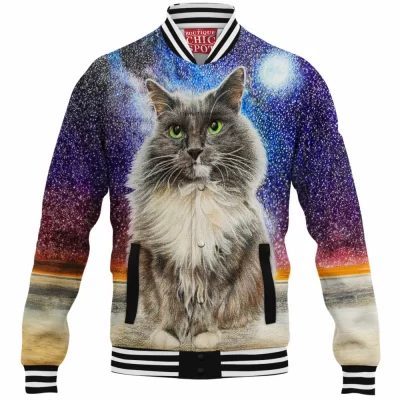 Cat Baseball-Jacket
