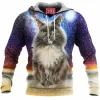 Cat Fleece-Hoodie