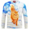Animal Sweatshirt, Cat Sweatshirt