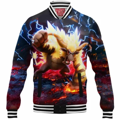 Anime Baseball-Jacket, Pokemon Baseball-Jacket, Game Baseball-Jacket, Monster Hunter Baseball-Jacket
