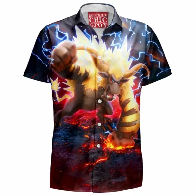 Anime Hawaiian-Shirt, Pokemon Hawaiian-Shirt, Game Hawaiian-Shirt, Monster Hunter Hawaiian-Shirt