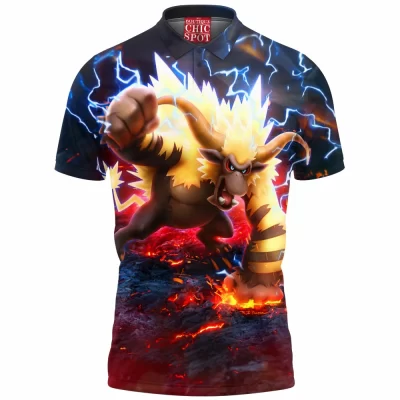Anime Polo Shirt, Pokemon Polo Shirt, Game Polo Shirt, Monster Hunter Polo Shirt