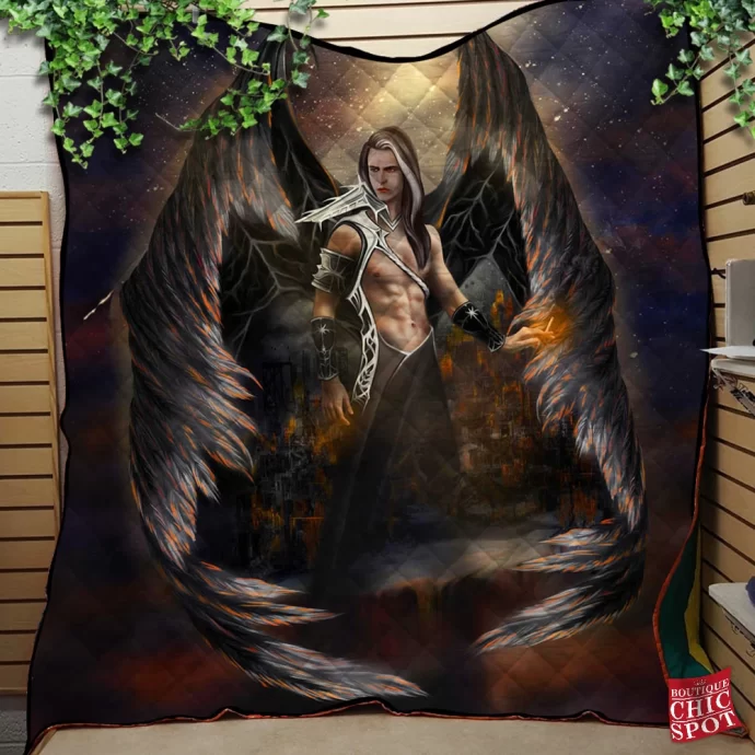 Lucifer Quilt Blanket