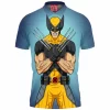 Comic Polo Shirt, Wolverine Polo Shirt, X-men Polo Shirt