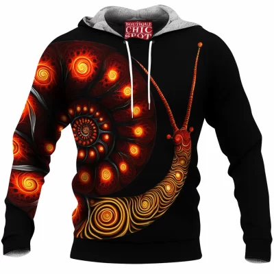 Snail Fleece-Hoodie