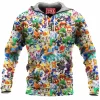 Anime Fleece-Hoodie, Pokemon Fleece-Hoodie
