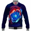 Anime Baseball-Jacket, Mega Charizard Baseball-Jacket, Pokemon Baseball-Jacket