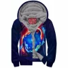 Anime Zip-Fleece-Hoodie, Mega Charizard Zip-Fleece-Hoodie, Pokemon Zip-Fleece-Hoodie