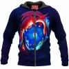 Anime Zip-Hoodie, Mega Charizard Zip-Hoodie, Pokemon Zip-Hoodie