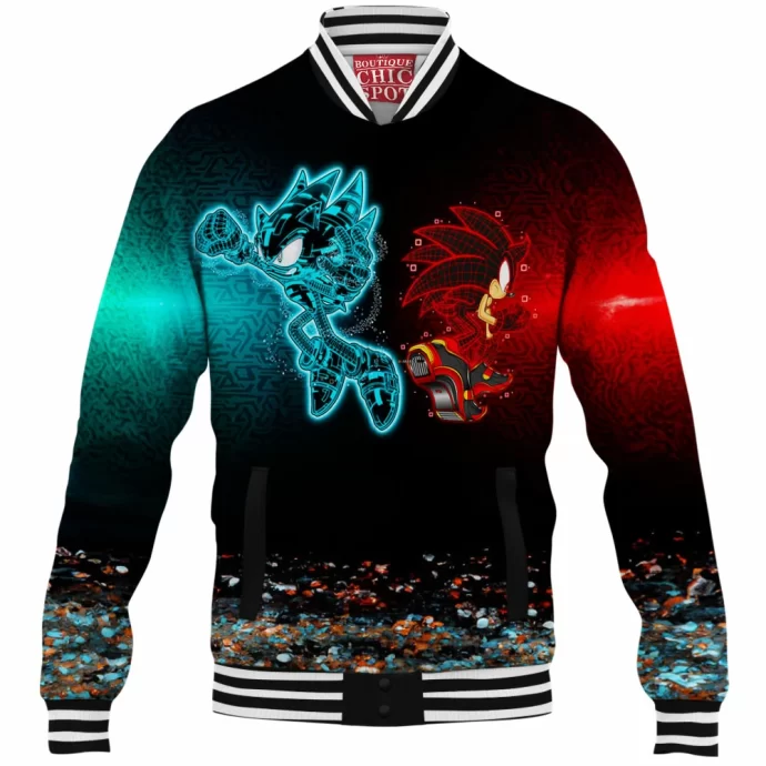 Cyber Sonic Baseball Jacket