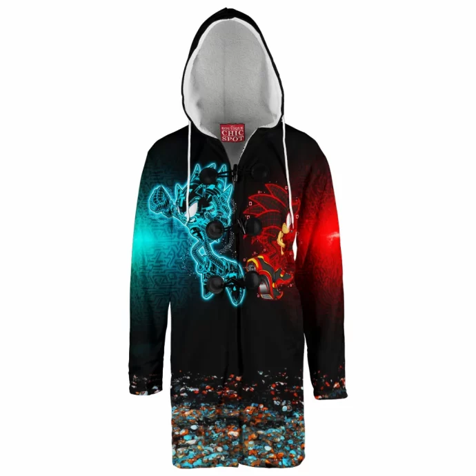 Cyber Sonic Hooded Cloak Coat