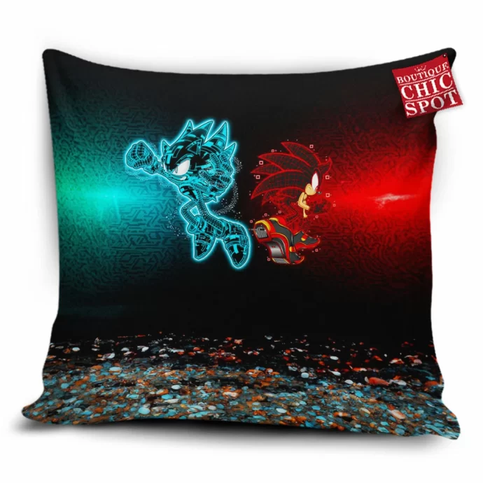 Cyber Sonic Pillow Cover