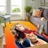 Captain Marvel and Goose Rectangle Rug
