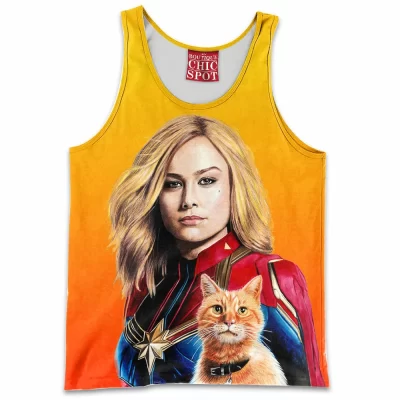 Comic Tank-Top, Captain Marvel Tank-Top