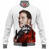 Comic Baseball-Jacket, Star-Lord Baseball-Jacket, Guardians of the Galaxy Baseball-Jacket, Rocket Raccoon Baseball-Jacket