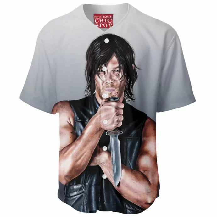 Norman Reedus as Daryl Dixon Baseball Jersey