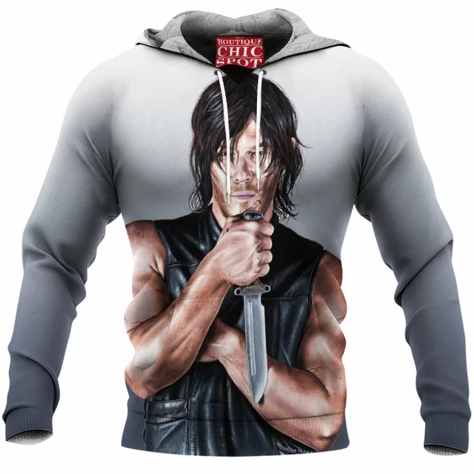 Norman Reedus as Daryl Dixon Fleece Hoodie