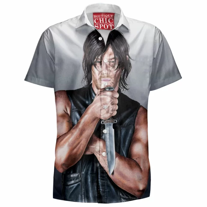 Norman Reedus as Daryl Dixon Hawaiian Shirt