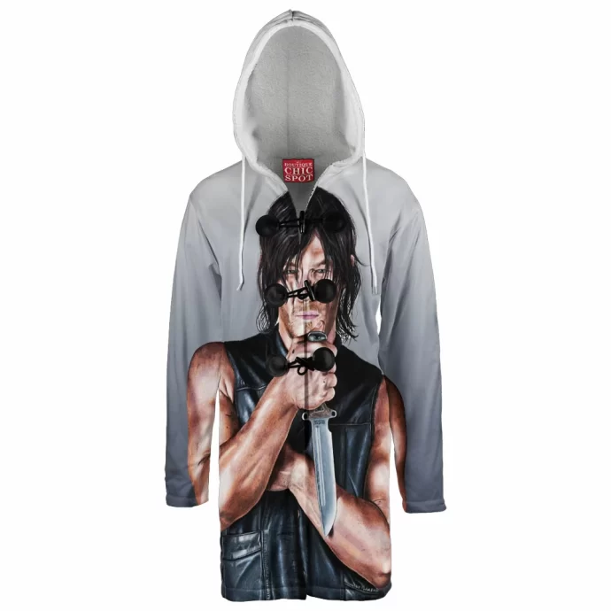 Norman Reedus as Daryl Dixon Hooded Cloak Coat