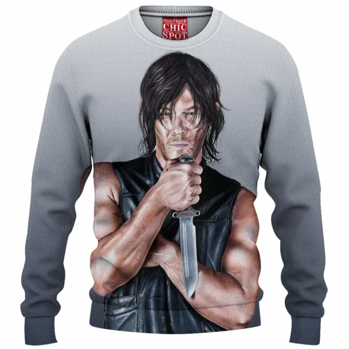 Norman Reedus as Daryl Dixon Knitted Sweater